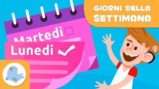 Giorni della settimana per bambini  Quali sono i giorni della settimana  Vocabolario in italiano [upl. by Sybyl]