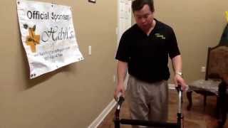 How to assemble and safely use a rollator walker [upl. by Yrehcaz]