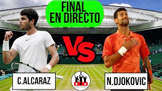 🎾ALCARAZ CAMPEON DE WIBLEDON🎾 FINAL WIMBLEDON EN DIRECTO🔥  LIVE TENNIS NARRANDO EN VIVO [upl. by Ramunni]