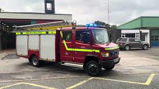 Cumbria Fire amp Rescue Keswick Fire Station Responding [upl. by Eelyr]