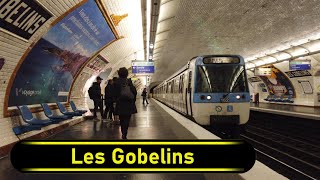 Metro Station Les Gobelins  Paris 🇫🇷  Walkthrough 🚶 [upl. by Pritchett582]