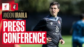 Press conference Iraola on Arne Slots Liverpool their physicality and Anfield test [upl. by Dempsey]