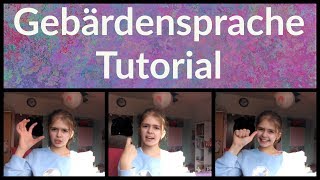 Gebärdensprache Tutorial  Farben Tiere Obst [upl. by Yc892]