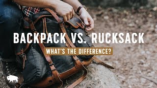 What Is The Difference Between a Backpack vs a Rucksack [upl. by Eneluqcaj]