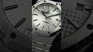 AUDEMARS PIGUET ROYAL OAK 37MM 15450 WHITE DIAL 2014 [upl. by Mccallion]