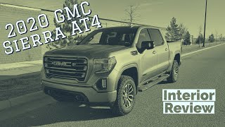 2020 GMC Sierra AT4 interior walkthrough [upl. by Nole]