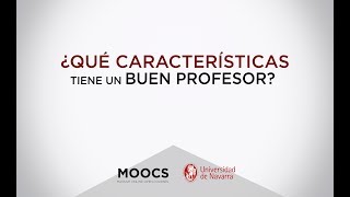 ¿Qué características tiene un buen profesor  Reflexiones Compromiso de Educar [upl. by Aekal930]