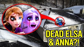 DRONE CATCHES ELSA amp ANNA IN REAL LIFE FROZEN MOVIE [upl. by Aloise]