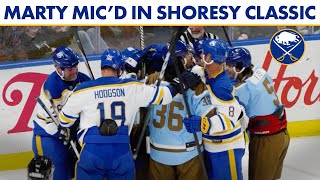 quotThe One HURTquot  Marty Biron Micd Up Buffalo Sabres Alumni Game Against Shoresy Cast Jared Keeso [upl. by Sharos]