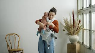 How to carry a newborn in Baby Carrier Harmony [upl. by Artied]