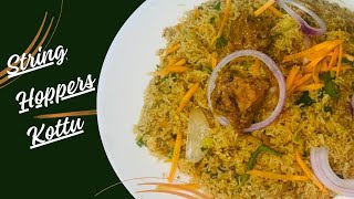 String Hoppers kottu recipe😋 Indi appam kottustring hoppers recipe [upl. by Yatnahc]