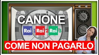 DISDETTA CANONE RAI COME NON PAGARE con esenzione e disdetta abbonamento TV con autocertificazione [upl. by Nnayhs]