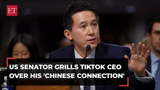 TikTok CEO denies links with Communist Party of China says Im Singaporean  US Senate hearing [upl. by Areip]