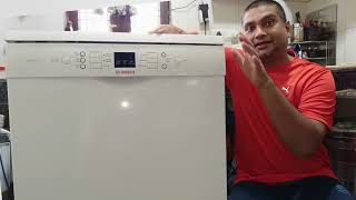 Real Review of Bosch Dishwasher 13 Plate 💡 Bosch Free Standing Dishwasher SMS66GI01I [upl. by Notgnihsaw]