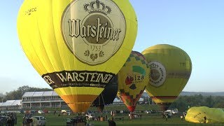 MONTGOLFIADE WARSTEIN 2017  Ballon Massenstart Platz A [upl. by Reba]