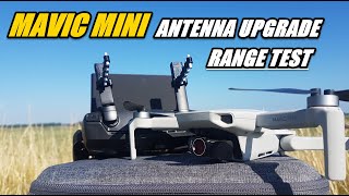 DJI Mavic Mini Antenna Upgrade 5 8Ghz Range Test STARTRC Controller Signal Booster Yagi Range [upl. by Adle]