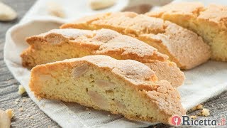 CANTUCCI ALLE MANDORLE  Ricettait [upl. by Tayler]