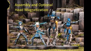 Star Wars Shatterpoint Core Box Ahsoka Squad Assembly and BoKatan Magnetization [upl. by Ativ258]