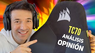 TC70 de Corsair ANALISIS TRAS UN MES USO ¿Merece la pena una silla gamer  REVIEW Opinión [upl. by Annoerb960]