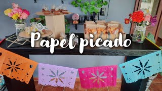 DIY ♡ PAPEL PICADO PARA TU FIESTA MEXICANA  Erandy Paz [upl. by Ylsew]