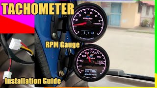 Greedy Tachometer RPM Gauge Installation Tutorial [upl. by Knight]