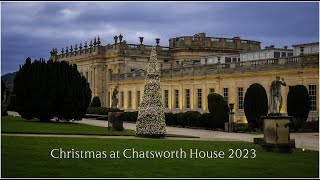 Christmas at Chatsworth House 2023 [upl. by Nodnerb]