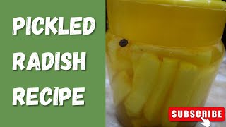 pickled radish recipe  yellow pickled radish recipe [upl. by Aiki75]