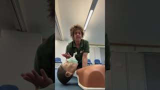 How to use a pocket mask on a adult for rescue breathes when performing CPR cpr rescuebreathes ⛑️ [upl. by Inahs888]