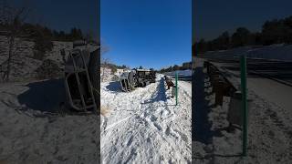 Aftermath of a 52 vehicle pileup  recovery towtruck heavyrecovery snow truckwreck bigrig [upl. by Bucher688]