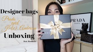 DESIGNER BAGS UNBOXING  PRADA JW ANDERSON ft REEBONZ [upl. by Modeste202]