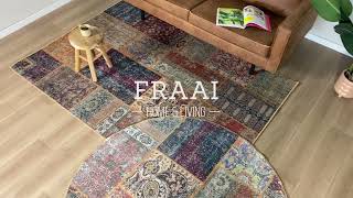 Patchwork vloerkleed  Moods  FRAAI Home amp Living [upl. by Lebasi]