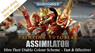 How to Paint Norn Assimilator Tyranids Painting Tutorial Warhammer 40K 10th Edition [upl. by Elaweda]