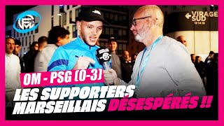 OM PSG  les supporters marseillais très en colère  Letexier De Zerbi et les joueurs visés [upl. by Noramac]