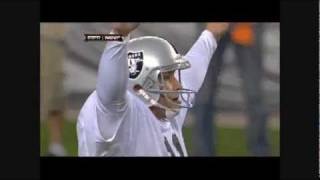 Oakland Raiders Sebastian Janikowski 63 yard Field Goal [upl. by Adah]