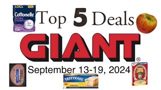 Top 5 Deals at Giant September 1319 2024 [upl. by Kcirtapnhoj]