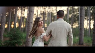 Sweet Fall Wedding at Pinewood Weddings  Events  Jaime  Bryans Highlight Film by Alma Films [upl. by Nihahs]