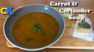 Carrot and coriander soup [upl. by Reed]