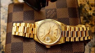 Rolex Day Date President 18038 Full Review  Its a Keeper [upl. by Rowland]