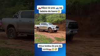 ► FIAT UNO x HILUX QUEM É MELHOR NA LAMA [upl. by Eneroc]