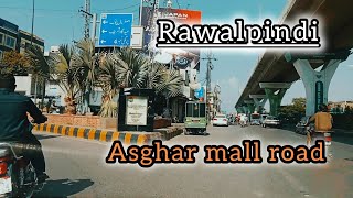 Virtual Drive Tour Of Asghar Mall Road Pindi  2024 Full video [upl. by Zined]