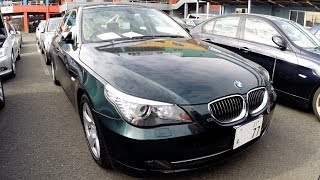 2009 BMW 5 Series 525i 72K RHD  Japan Car Auctions  Auto Access Japan [upl. by Carew]