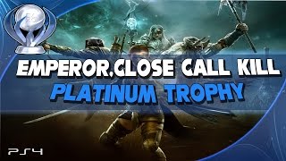 The Elder Scrolls Online EmperorClose Call KillPlatinumTrophy [upl. by Arikehs]