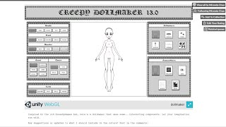 Totally Normal Dressup Game Creepy Dollmaker 130 [upl. by Langsdon]