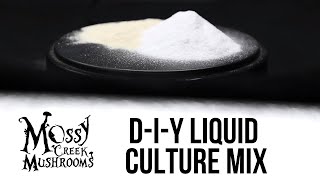 What is a liquid mushroom culture DIY Recipe for mushroom liquid culture jar mycelium [upl. by Padriac]