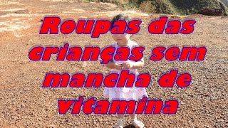 Como tirar manchas de vitamina sulfato ferroso das roupas [upl. by Gemperle]