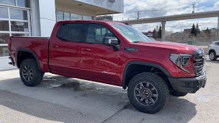 Red 2024 GMC Sierra 1500 AT4X Review Calgary AB  Wolfe Calgary  TU322967 [upl. by Ellimaj]