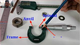 How to use micrometer micrometer workshop diploma iti [upl. by Mathews]