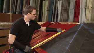 How to Install a Hip Panel ABC SL16® Metal Roofing System [upl. by Elaweda]