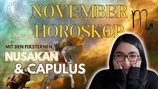 November Horoskop 2024 Skorpion Neumond amp Stier Vollmond [upl. by Feriga861]