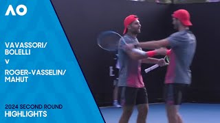 BolelliVavassori v MahutRogerVasselin Highlights  Australian Open 2024 Second Round [upl. by Bradwell965]